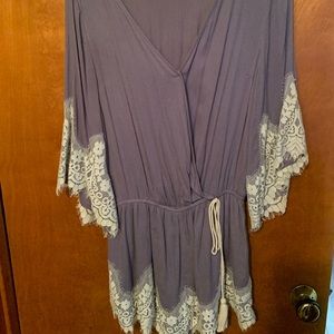 Lavender Lace Romper